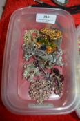 Vintage Costume Jewellery Brooches