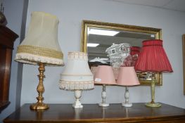 Five Table Lamps