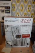 *Brookstone Heated Throw 50