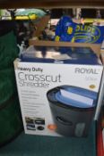 *Royal Heavy Duty Crosscut Shredder