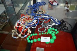 1960's Costume Jewellery Necklaces