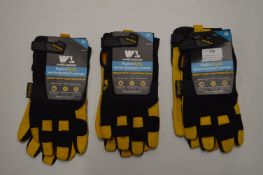 *Hydrahyde Water Resistant Heavy Duty Leather Glov