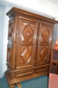 Louis XIII Walnut Armoire - No Reserve