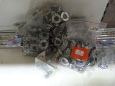 *Large Quantity of Chrome Finished Rail Hangers