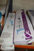 *Two Shower Head Sets and Two Chrome Riser Rails