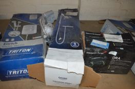 *Electric Shower, Precision Start, and a Salamander Twin Positive Shower Pump