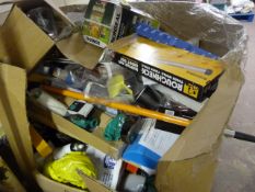 *Pallet Containing Taps, Caulking Gun, Ronseal Spr