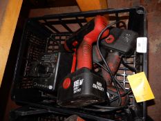 Two Snap-On 18v Drills with Chargers and Batteries