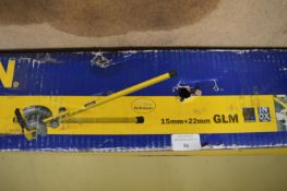 *Irwin Hilmore Pipe Bender 15mm+22mm