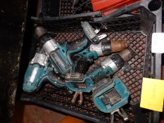Quantity of Makita Cordless Drills (no batteries)