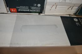 *Three Ceramic Basin Pedestals