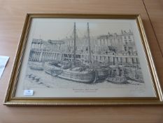 *Signed Greg Darks Print - Victoria Quay, Hull