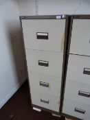 *Four Drawer Foolscap Filing Cabinet (coffee & cream)