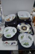 Boxed Royal Worcester Floral Design Serving Dishes
