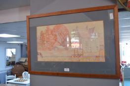 Pen & Ink Drawing of a North Country Pub