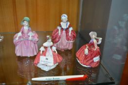 Four Small Royal Doulton Figurines