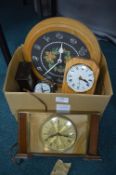 Assorted Clocks by Metamec etc.