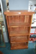 Four Height Hardwood Bookshelf
