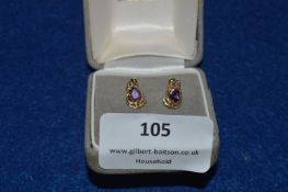 Pair of 9k Gold Earrings