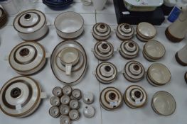 Retro Denby Casserole Dishes, Egg Cups, Soup Bowls