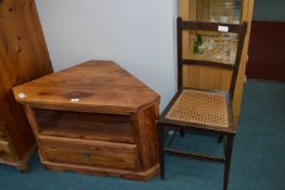 Solid Hardwood Corner Unit plus Berger Seated Chai