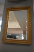Gilt Framed Beveled Edge Mirror