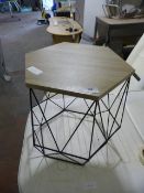 *Contemporary Design Hexagonal Stool