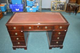 Small Leather Topped Desk