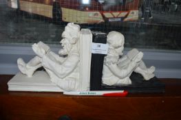 Pair of Comical Bookends