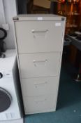 Metal Four Drawer Filing Cabinet