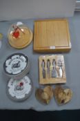 Cheeseboards, Plates, Utensils, etc.