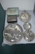 Pewter Items plus Cash Boxes etc.