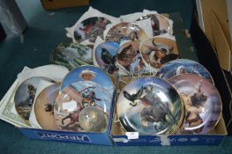 Collection of Franklin Mint Wall Plates