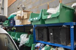 *The Contents of Four Sets of Shelving; Various Plumbing and Gas Components, T-Pieces, Tanks,