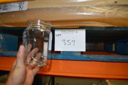 *~700 Plastic Round Square Jars