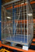 *Standard Pallet with Sheradised Steel Cage (stackable)