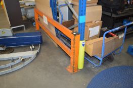 *Double Bay Safety Rail for Pallet Racking ~2.5m long 75cm high