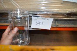 *~400 1.8L Round Square Jars