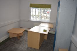 *Contents of Office Room No. 2 to Include Five Double Door Storage Units in Light Oak Finish, Single