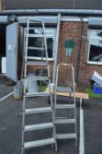 Beldray Seven Tread and a Four Tread Aluminium Step Ladders