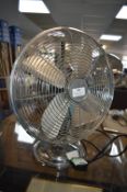 Chrome Oscillating Fan