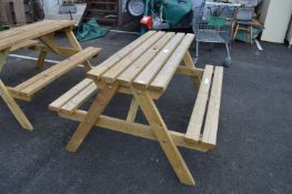 Wooden Picnic Bench