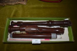 Two Vintage Dolmetsch Recorders