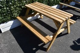 Garden Picnic Bench