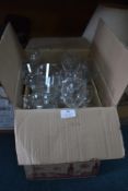 Large Box of Wine Glasses, etc.