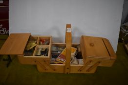 Vintage Sewing Box and Contents