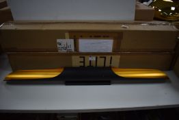 *iLite Black & Gold Aluminium Wall Lamp