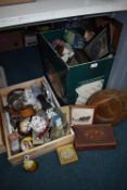 Box and Drawer of Decorative Items, Ornaments, Fra