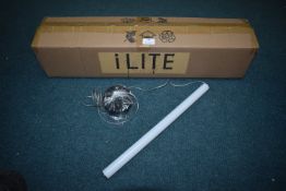 *iLite White Glass Tubular Pendant Lamp