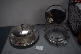 Walker & Hall Electric Plate Lidded Dish plus One